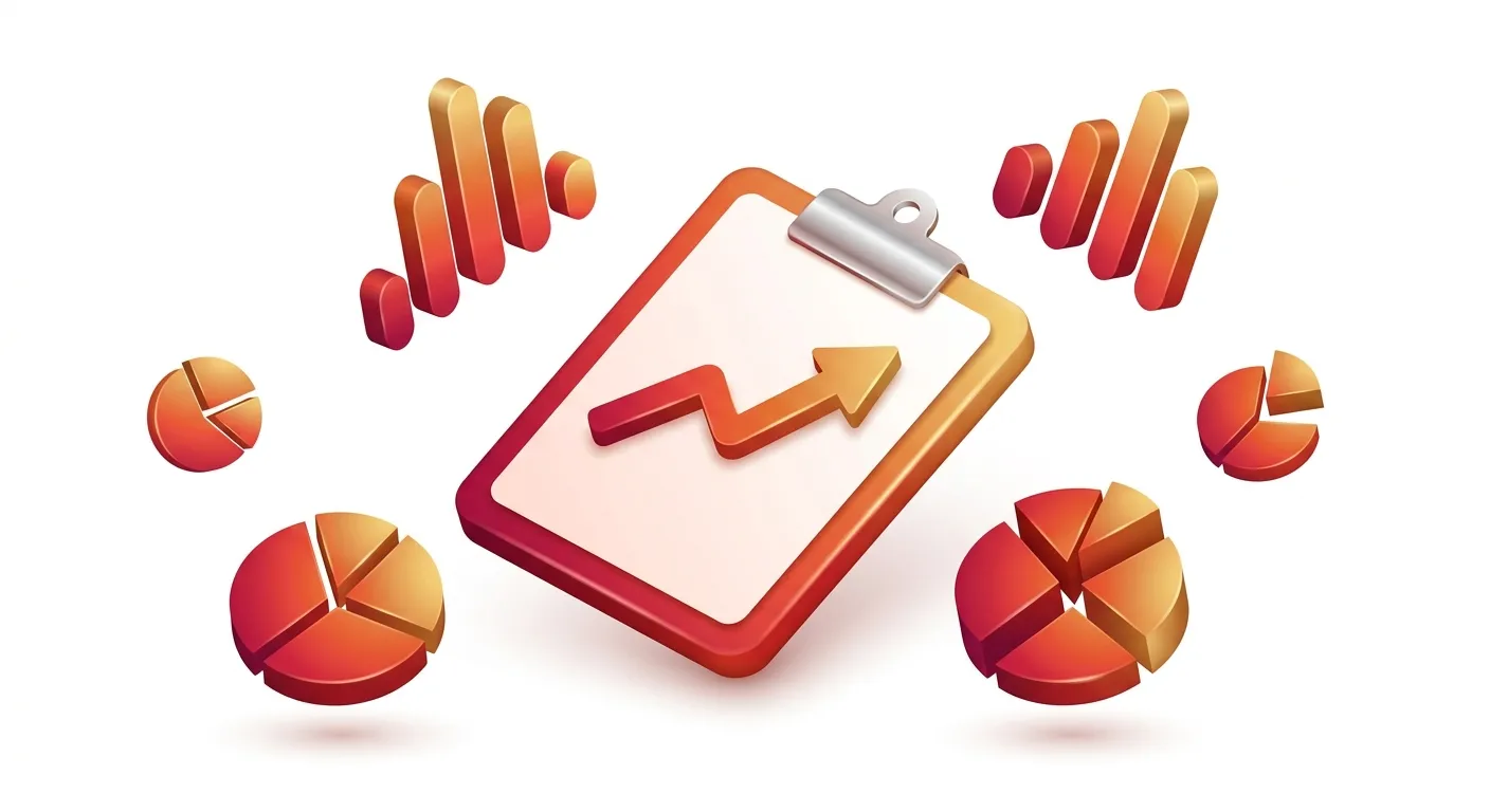 Monthly SEO performance report with ranking data